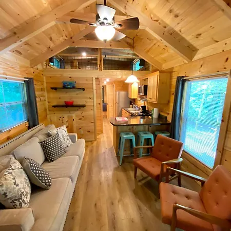 Nana Cabin Tiny Log Home Comfort In Rustic Bliss Chattanooga Extérieur photo